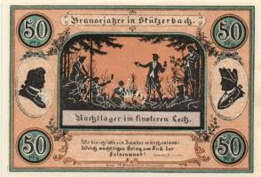 Német Birodalom/Weimari Köztársaság Stützerbach 1921. 50Pf (5x)+ 75Pf (2X) 7klf  teljes sor T:I