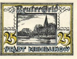Német Birodalom/Weimari Köztársaság/ Neubukow 1922. 10Pf, 25Pf, 50Pf 3klf teljes sor T:I