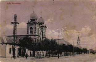 Ada, utca, zsinagóga / street view with synagogue (EK)