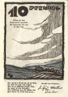 Német Birodalom/Weimari Köztársaság/ Neukloster 1922. 10Pf, 25Pf, 50Pf 3klf teljes sor T:I