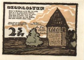 Német Birodalom/Weimari Köztársaság/ Neukloster 1922. 10Pf, 25Pf, 50Pf 3klf teljes sor T:I