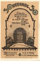 Német Birodalom/Weimari Köztársaság/ Neukloster 1922. 10Pf, 25Pf, 50Pf 3klf teljes sor T:I