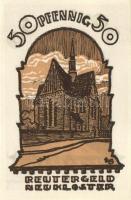 Német Birodalom/Weimari Köztársaság/ Neukloster 1922. 10Pf, 25Pf, 50Pf 3klf teljes sor T:I