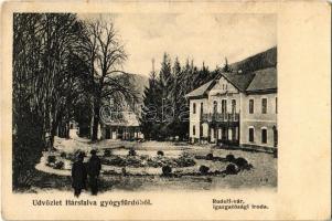 Hársfalva-gyógyfürdő (Szolyva), Nelipino, Nelipyno; Rudolf-vár, igazgatósági iroda / spa hotel, directorate building