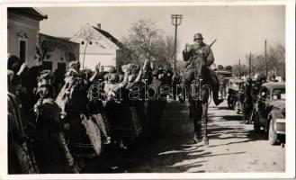 1941 Szabadka, Subotica; bevonulás / entry of the Hungarian troops + 1941 Szabadka visszatért So. Stpl.