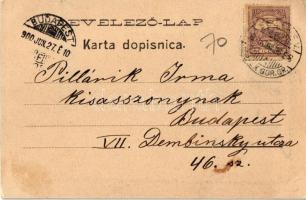 1900 Eszék, Essegg, Osijek; Posveta nove zupne crkve u gor. gradu / Einweihungsfeierlichkeit der neu...
