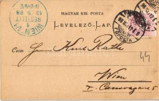 1898 Budapest, Magyar Tudományos Akadémia, Gróf Széchenyi szobor, Andrássy út, Nemzeti Múzeum, Petőf...