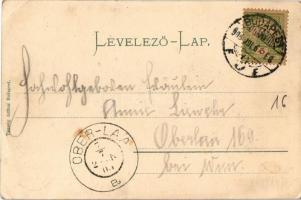 1905 Budapest VIII. Múzeum körút, Nemzeti Múzeum, villamos. Taussig Arthur 5325. (EK)