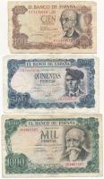 Spanyolország 1935-1971. 5P-1000P (6x) T:III,III-
Spain 1935-1971. 5 Pesetas - 1000 Pesetas (6x) C:...