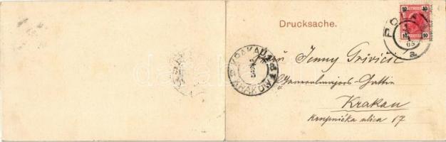 1905 Panorama des Kriegshafens / Panorama del Porto da guerra / Osztrák-Magyar Haditengerészet kiköt...