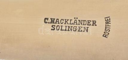 Ezüst (Ag.) evőeszközök, jelzett, összesen nettó: 1174 g + ezüst (Ag.) nyelű kések (12 db), összesen...