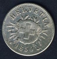 Svájc 1850BB 5R Ag T:3