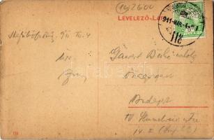 1911 Hajdúböszörmény, Megyeház, Hajdúböszörmény Részvénytársulati Takarékpénztár, Szabó Imre üzlete,...