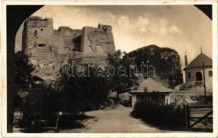 Léva, Levice;  vár a csehek kivonulása után / castle + 1938 Léva visszatért So. Stpl.