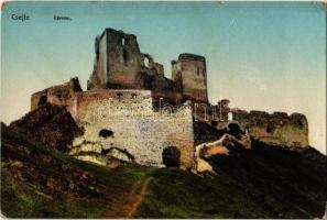 Csejte, Cachtice; vár. Kiadja Horovitz Adolf / Cachticky hrad / castle ruins (fl)