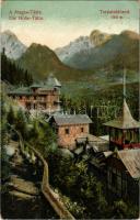 1909 Tátra, Tatry; Tarpatakfüred, Wildbad Kohlbach; Lomnici csúcs / Lomnicky stít / mountain (EK)