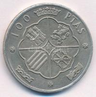 Spanyolország 1966. (66) 100P Ag "Caudillo" T:1-,2
Spain 1966. (66) 100 Pesetas Ag "...