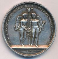 Svédország 1795. "Carl Michael Bellman" jelzetlen Ag emlékérem. Szign.: Carl Magnus Mellgr...