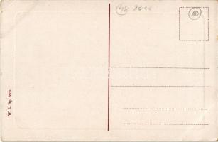 Crikvenica, Cirkvenica; Südl. Strandweg / Déli tengerpart. W. L. Bp. 3855. / Obalni put / beach, coa...