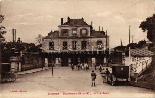 Ermont, Ermont-Eaubonne, La Gare / Bahnhof / railway station, automobile (EK)
