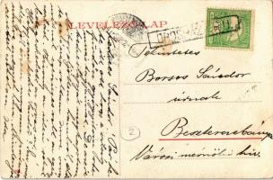 1907 Gyopárosfürdő (Orosháza), fürdőház + Orosháza P.U."