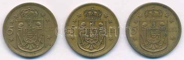 Románia 1930. 5L Ni-sárgaréz "I. Mihály" (3xklf) T:1-,2
Romania 1930. 5 Lei Ni-Brass &quo...