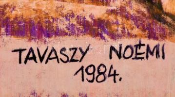 Tavaszy Noémi (1927-2018) : 4 linó és 6 db egyedi technikájú alkotása, jelzettek, 15×22-60×40 cm