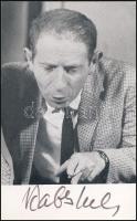 Kabos László (1923-2004) színész, komikus aláírása fényképen