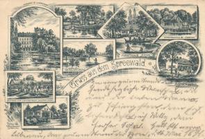 1891! Spreewald with restaurant Litho