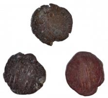 3db klf ókori kisbronz T:3
3pcs of diff ancient small bronze coins C:F