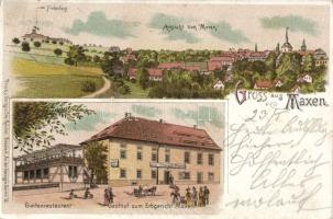 1898 Maxen with restaurant Litho