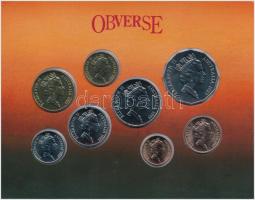 Ausztrália 1989. 1c-2$ (8xklf) forgalmi sor eredeti tokban T:1
Australia 1989. 1 Cent - 2 Dollars (...