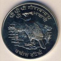 Nepál 1974. 25R Ag "Fácán" T:BU Csak 11.000db!