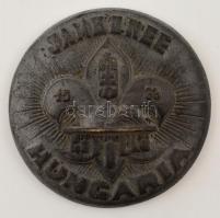1933 Gödöllő Jamboree Hungária cserkészcsapat kerámia jelvény d: 9 cm