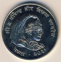 Nepál 1974. 25R Ag "Fácán" T:BU Csak 11.000db!