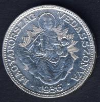 1936. 2P Ag "Madonna" T:3