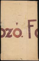 cca 1944 Párisi Divat, 1944. ápr. 1. 7. sz. +Szerk.: Somfay Margit, foltos borítóval, 31 p.+ Kb. 40 ...