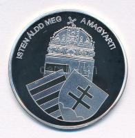 DN "Nemzetünk Nagyjai - "Szent István / Isten áldd meg a magyart!" Ag emlékérem tanús...