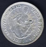 1933. 2P Ag "Madonna" T:3