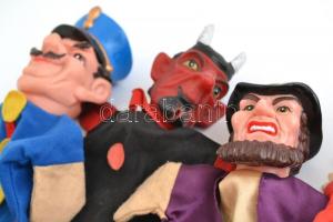 5 db kézre húzható báb figura