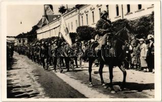 1940 Máramarossziget, Sighetu Marmatiei; bevonulás / entry of the Hungarian troops