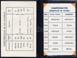 Spanyolország 1982. 50c-100P "Labdarúgó VB" szettben T:1/2,2
