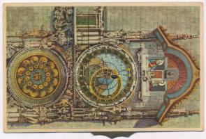 Praha, Prag, Prága; Staromestsky orloj / Astronomical Clock. mechanical postcard