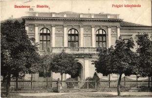 1911 Beszterce, Bistritz, Bistrita; Polgári leányiskola. F. Stolzenberg kiadása / girl school  (EK)