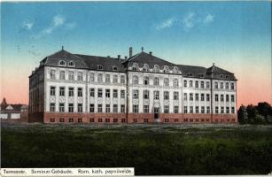 1914 Temesvár, Timisoara; Római katolikus papnövelde / Seminar Gebäude / theological seminary