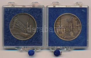 DN "Tatabánya" Br emlékérem "ÁPV" tokban (32mm) + DN "Salgótarján" Br ...