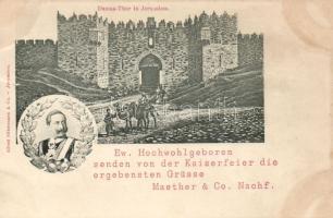 Jerusalem Wilhelm II. (small tear)