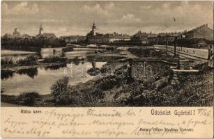 1902 Győr, Rába szer. Berecz Viktor kiadása