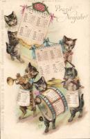 Cats, commercial, New Year Litho