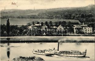 Selc, Praha steamship. E. Jilovsky v Zizkové